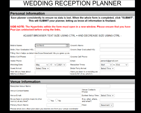 Wedding Planning Tools — detail 2