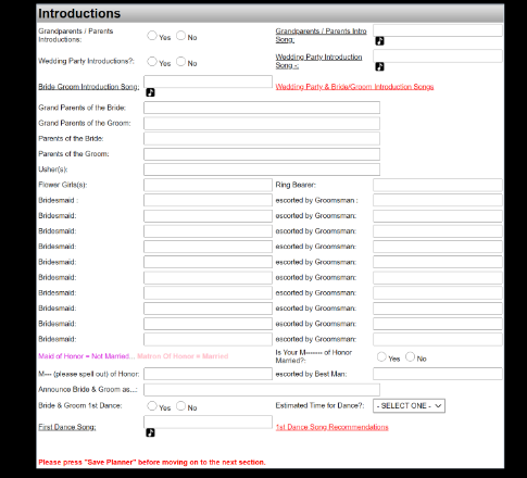 Wedding Planning Tools — detail 3