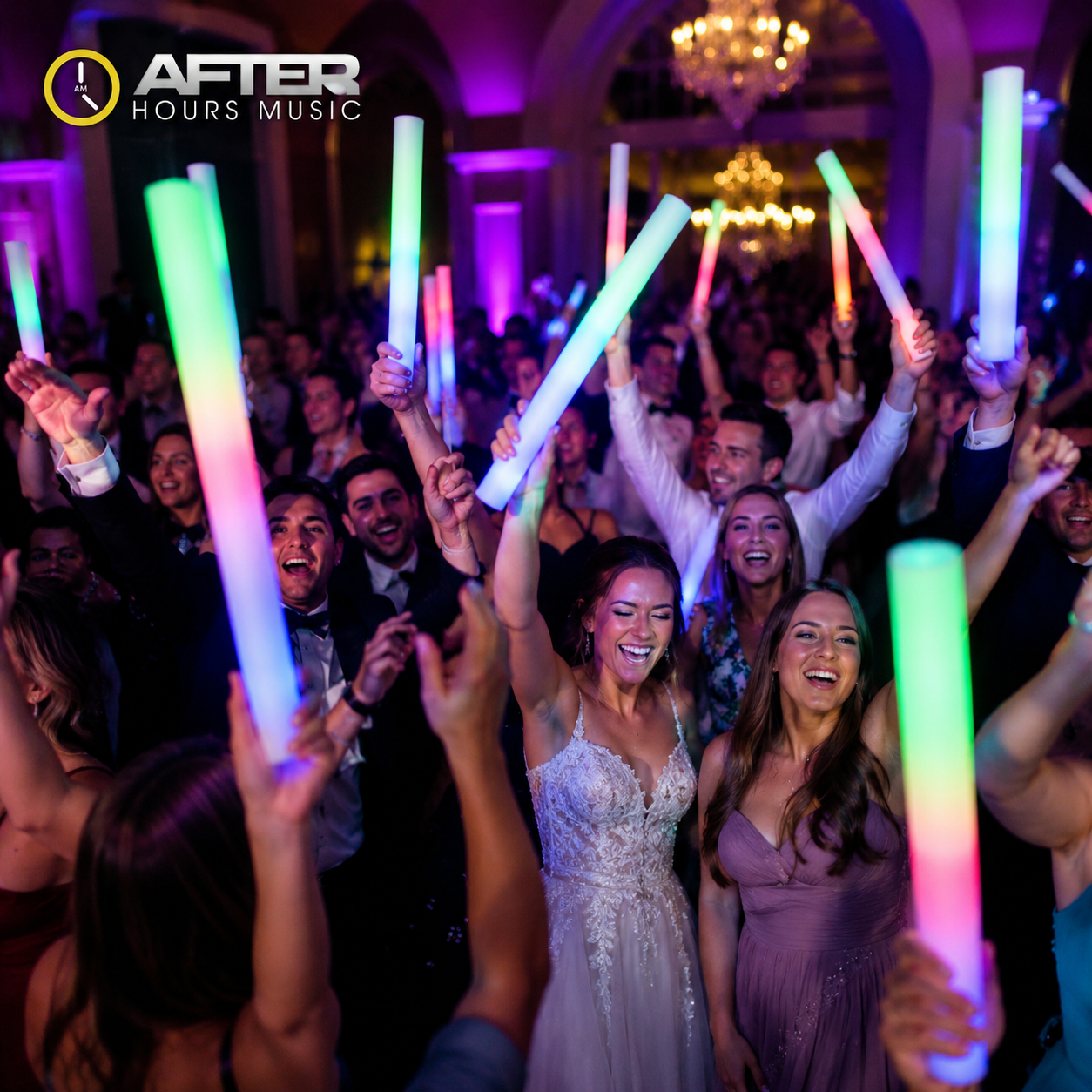 Wedding guests celebrating on the dance floor with After Hours Music — DJ Joe Nardi event photo 4